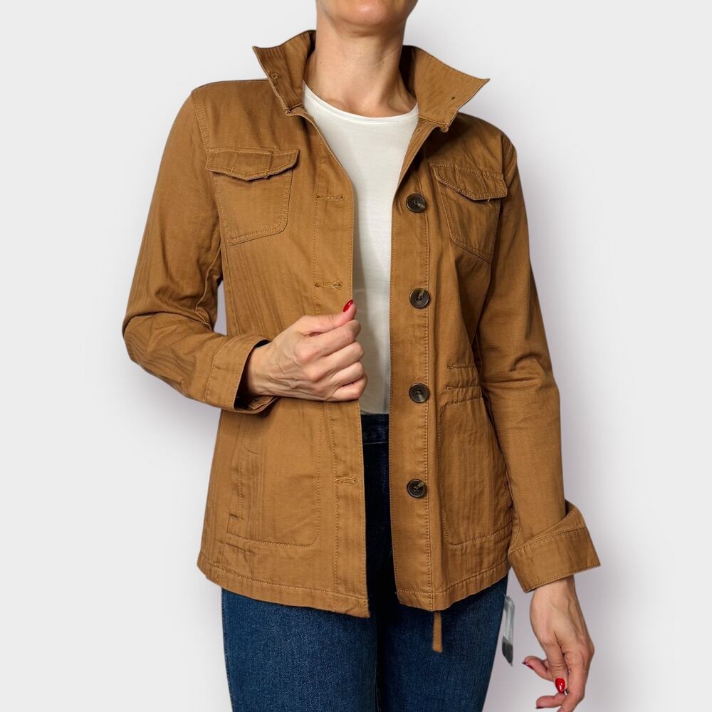 Y2K Talbots Tan Shacket Size S NWT NWT - image 1